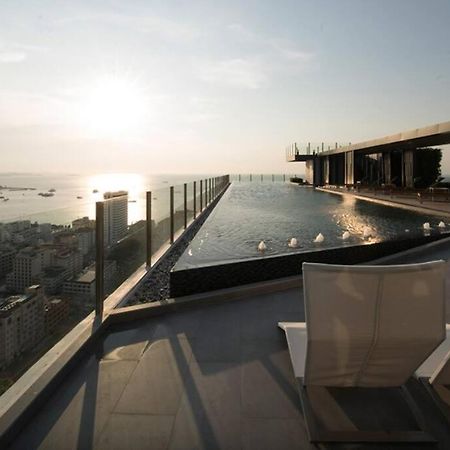 The Base Condo Center Of Pattaya Rooftop Swimming Pool Экстерьер фото
